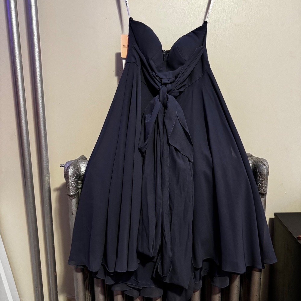 NWT JJ's House Stormy Chiffon Dress US 10 Formal Bridesmaid Prom Wedding